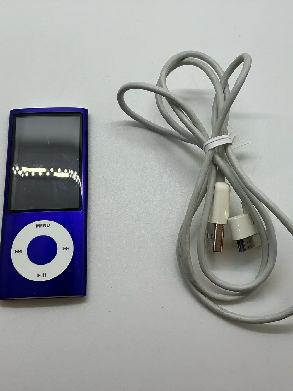 Used Vintage Purple Apple iPod Nano 5th Generation Works 8GB? 16GB?